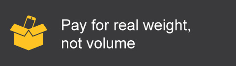 Pay for real weight, not volume