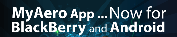 Myaero app... Now for Blackberry and Android