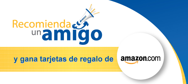 Recomienda un amigo y gana tarjetas de regalo de Amazon